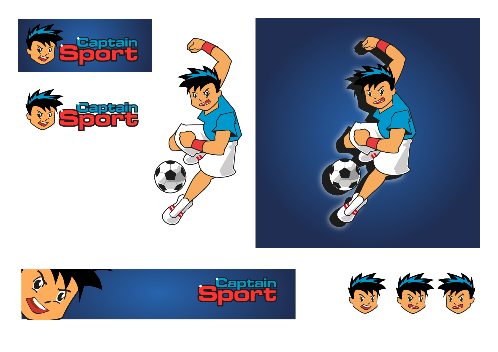 Captain Sport Character Design