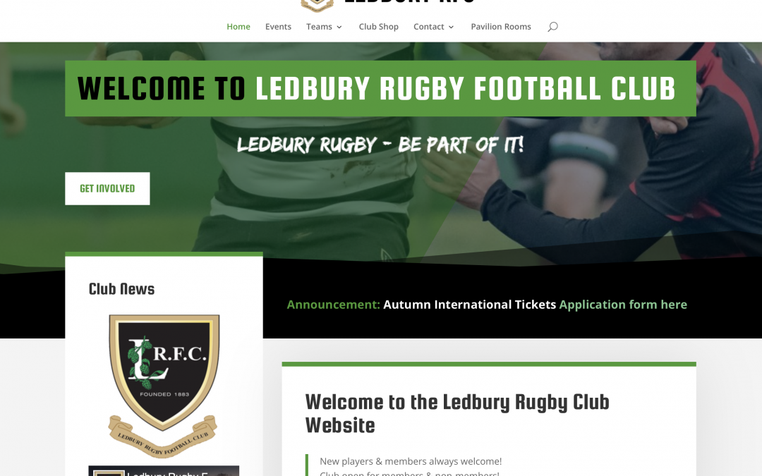 Ledbury Rugby Football Club Web Site