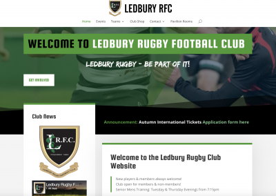 Ledbury Rugby Football Club Web Site