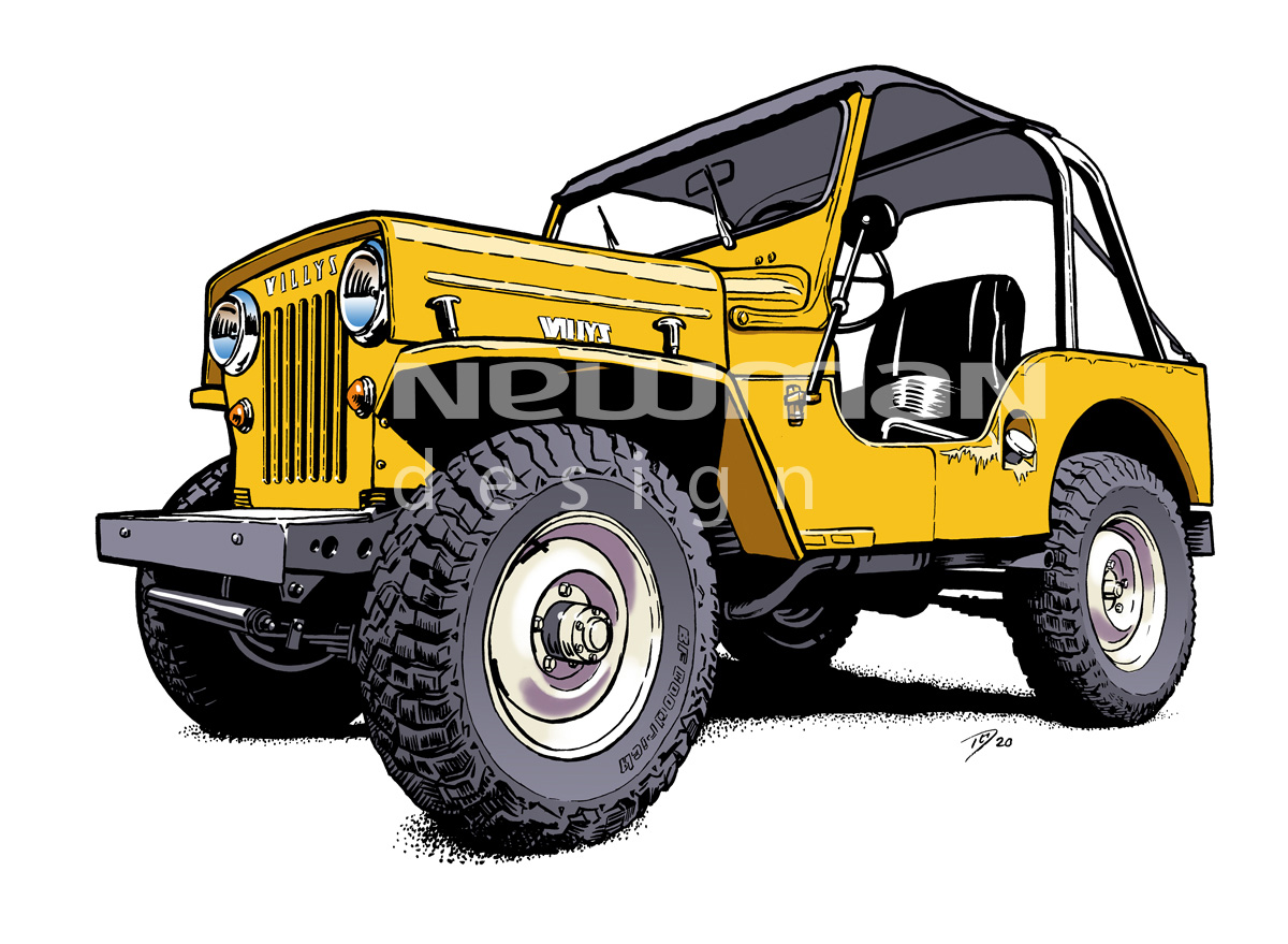 Willys CJ3B Jeep