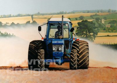 Kenny in his Tractor