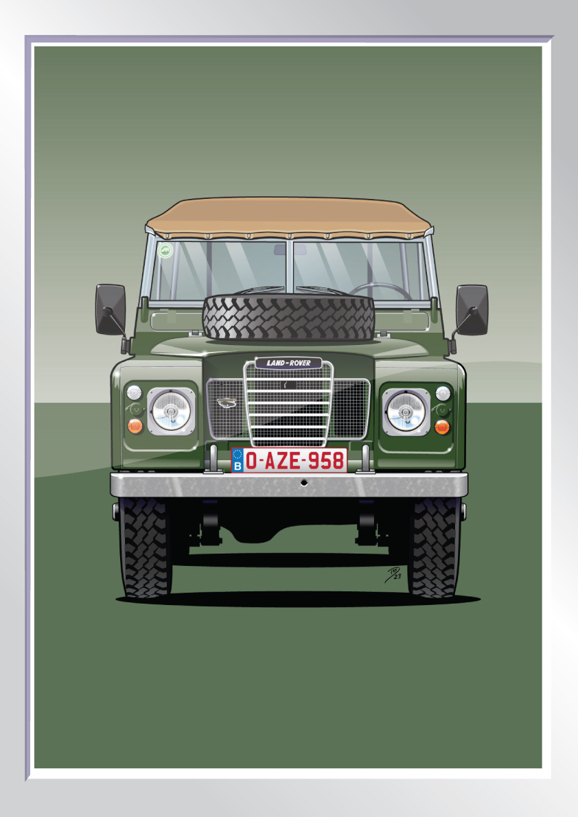 Land Rover Defender Mockup