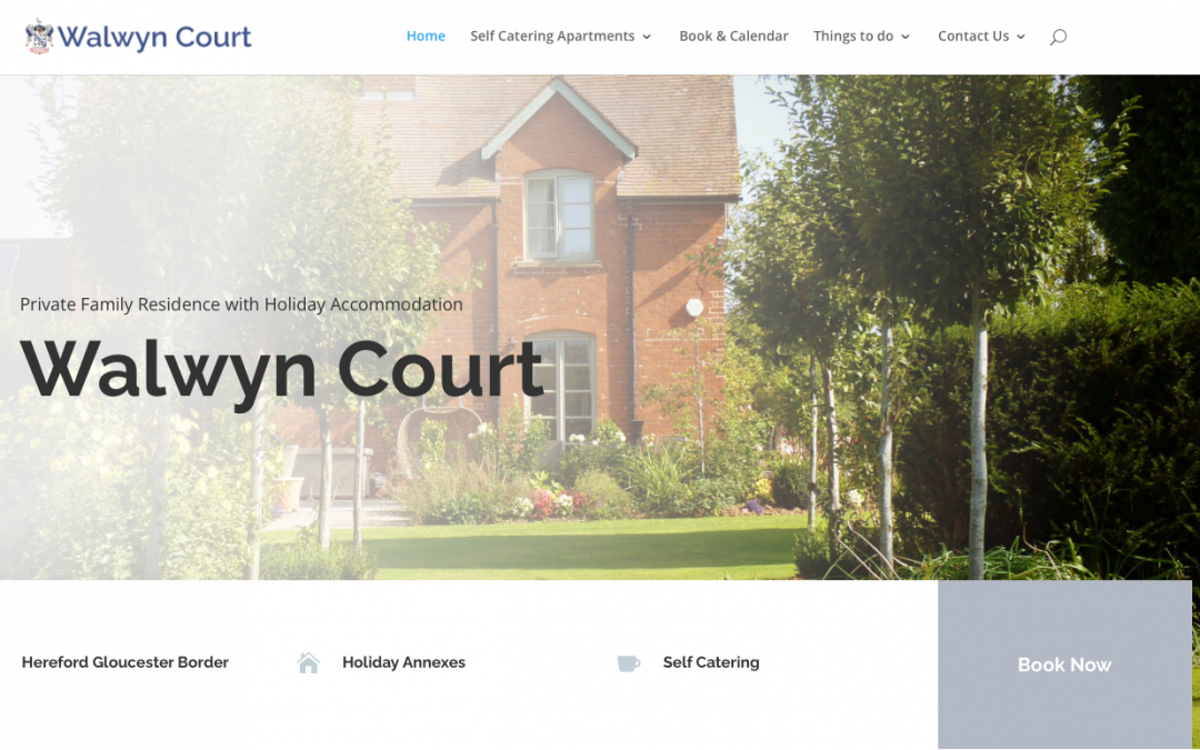Walwyn Court Holiday Lets Web Site