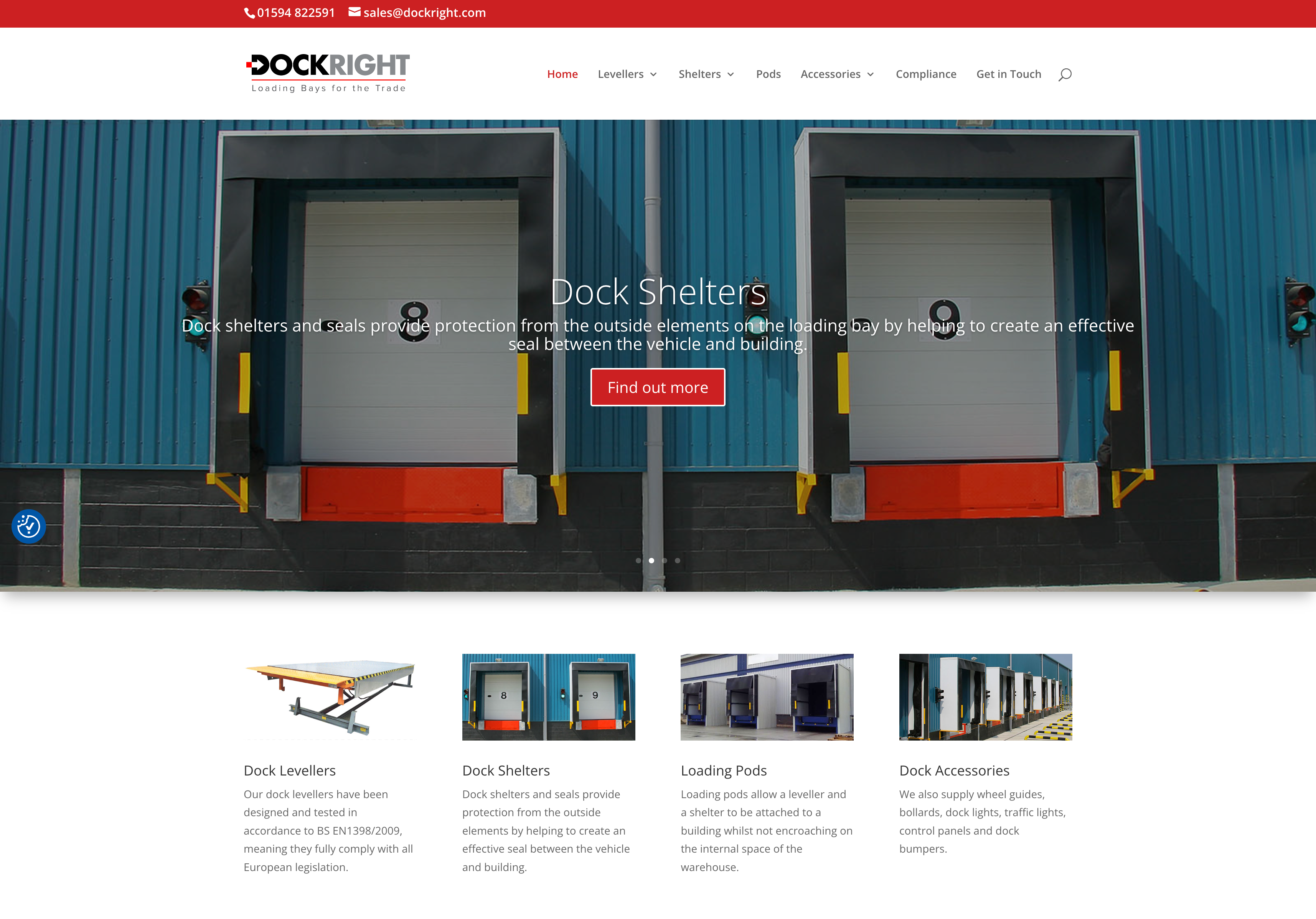 dockright-com web site screen shot